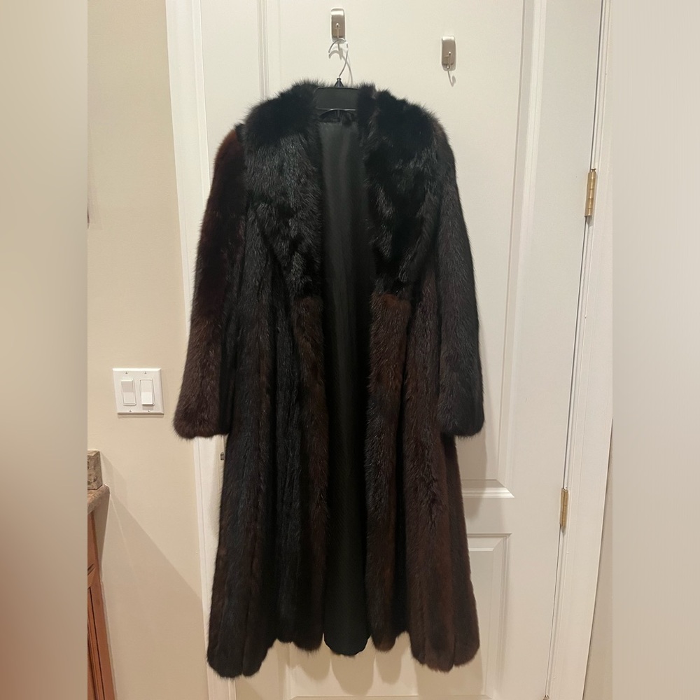 Black Sable Mink Coat